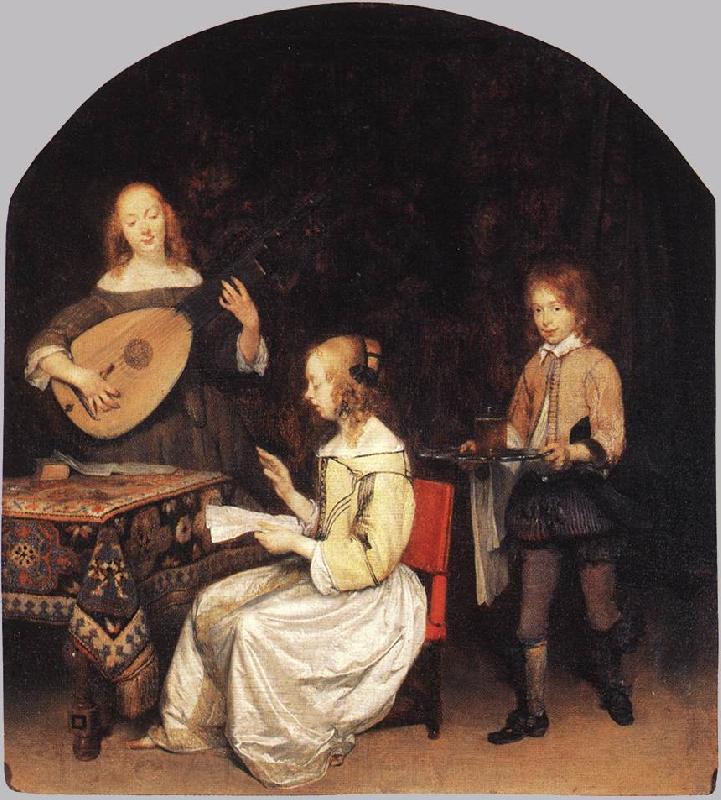 TERBORCH, Gerard The Concert sg Germany oil painting art